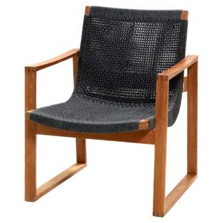 Endless Lounge Chair - Dark Gray Rope