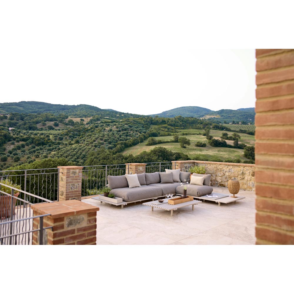 Sticks Platform Sofa Module Base - Sand Aluminum | Rouse Home
