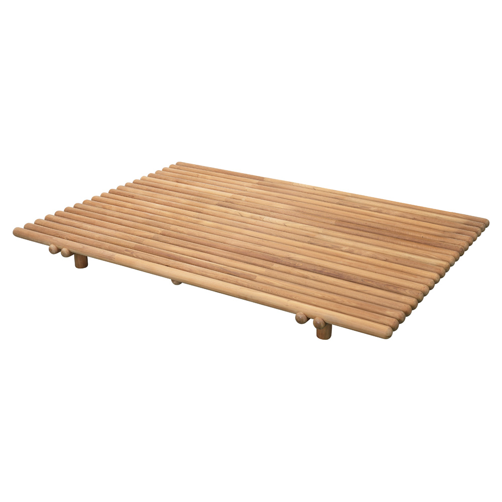 Sticks Platform Sofa Module Base - Teak | Rouse Home