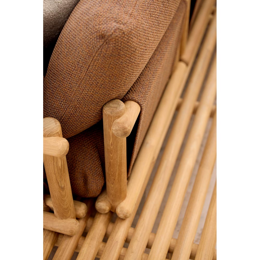 Sticks Platform Sofa Module Base - Teak | Rouse Home