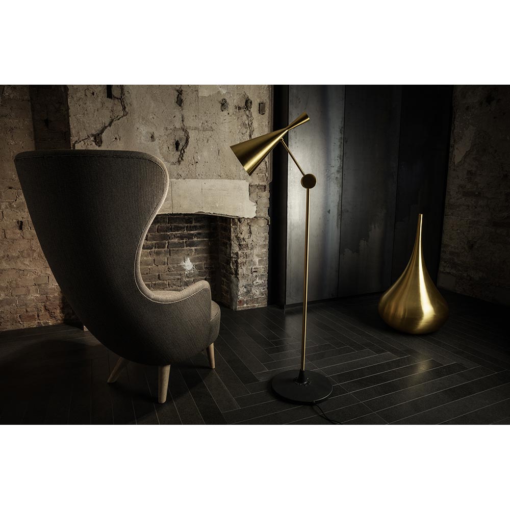 Beat Floor Lamp - Brass