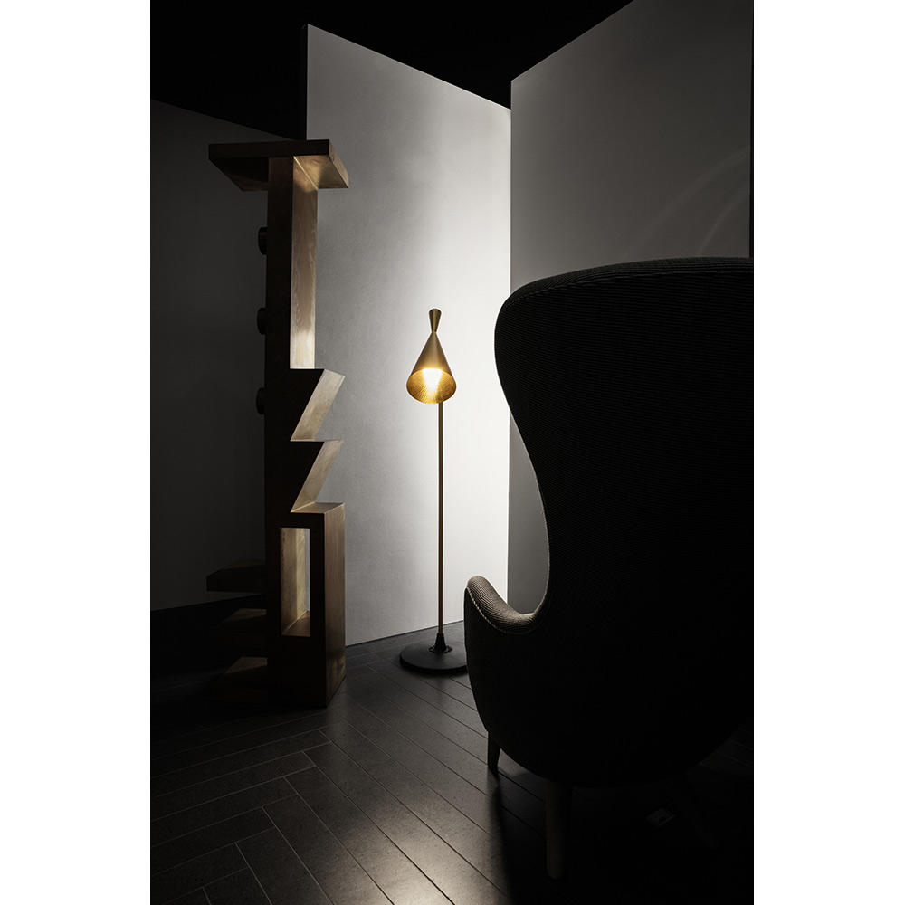 Beat Floor Lamp - Brass