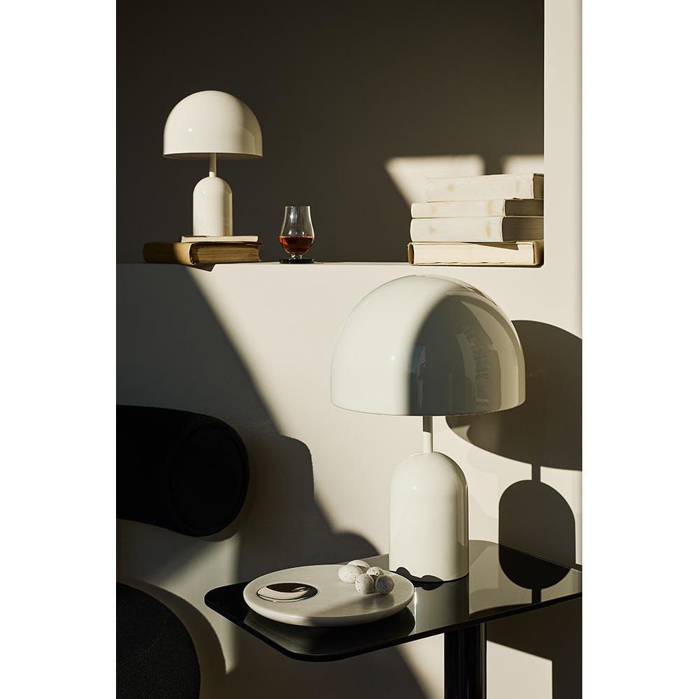 Bell Table Lamp - White