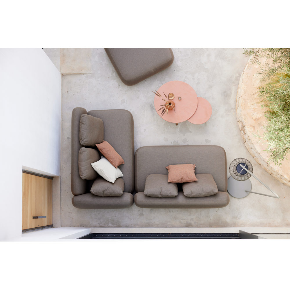 Capture Outdoor 2 Seater Sofa Module, Taupe | Rouse Home
