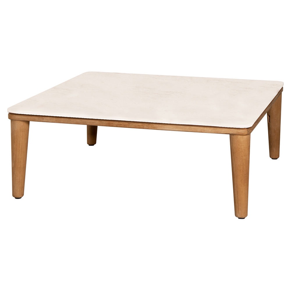 Capture Outdoor Coffee Table - Travertine Look Ceramic Table Top