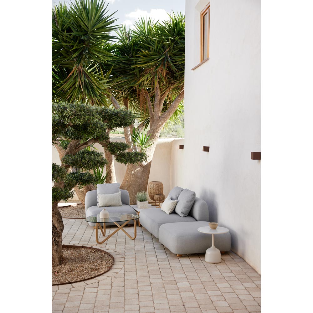 Capture Outdoor Corner Sofa With Chaise Lounge - Taupe | Rouse Home