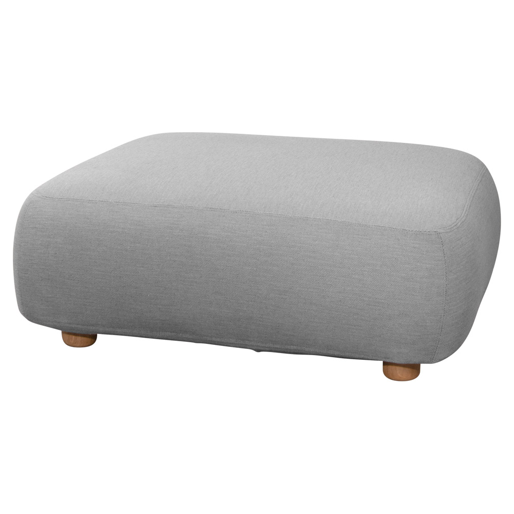 Capture Outdoor Pouf - Light Gray | Rouse Home