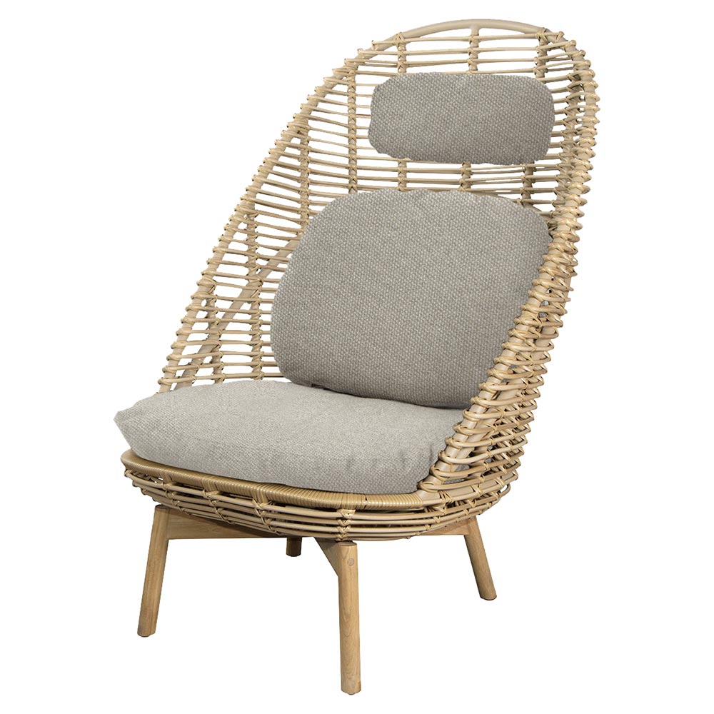 Hive Outdoor Highback Chair - Desert Sand Cushions