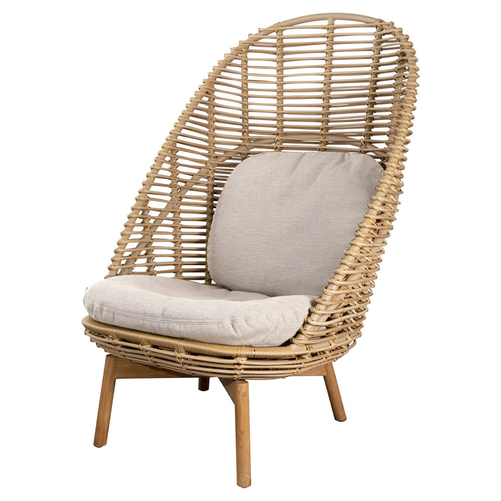 Hive Outdoor Highback Chair - Sand Cushions | Rouse Home