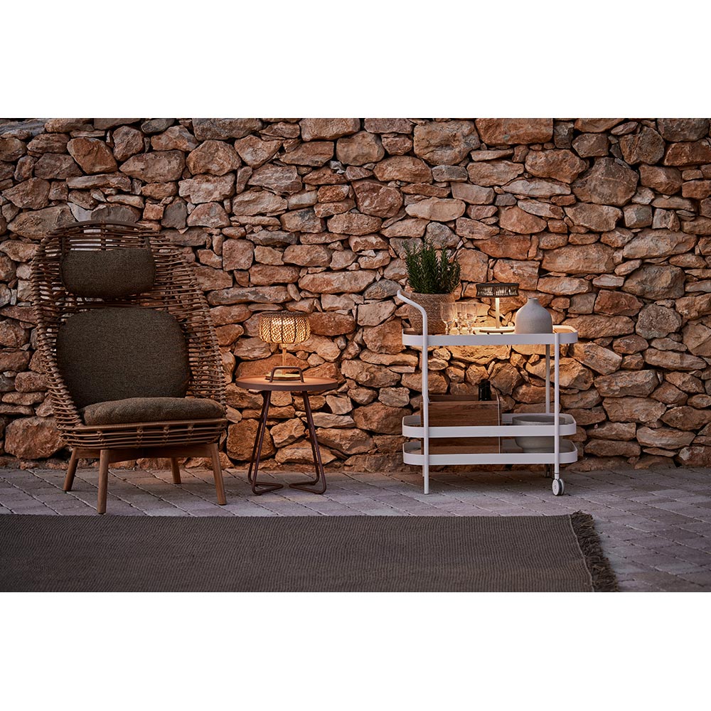 Hive Outdoor Highback Chair - Sand Cushions | Rouse Home