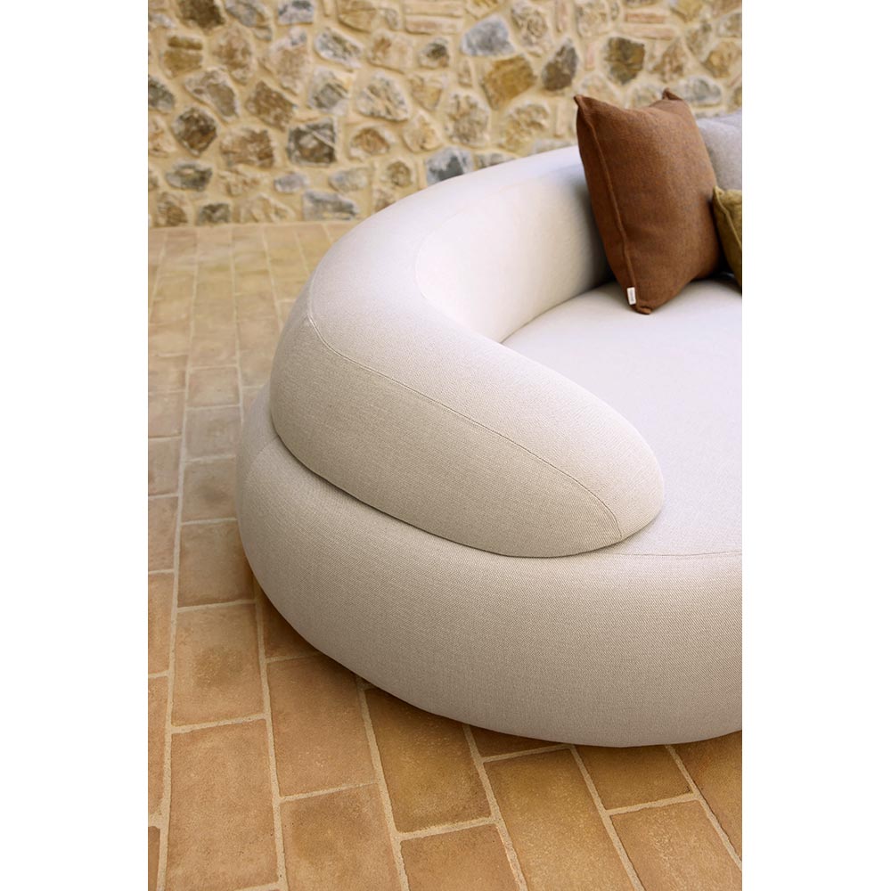 Mellow Outdoor Sofa - Left Module With Short Backrest, Sand | Rouse Home