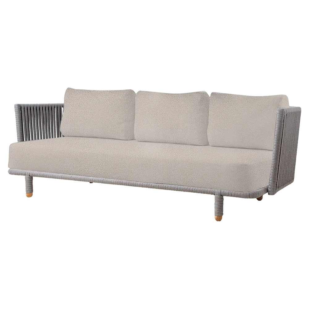 Moments 3 Seater Sofa - Light Brown Scent Cushions