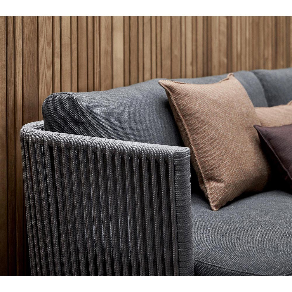 Moments 3 Seater Sofa - Light Gray Zen Cushions