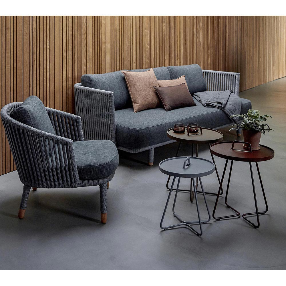 Moments 3 Seater Sofa - White Cushions
