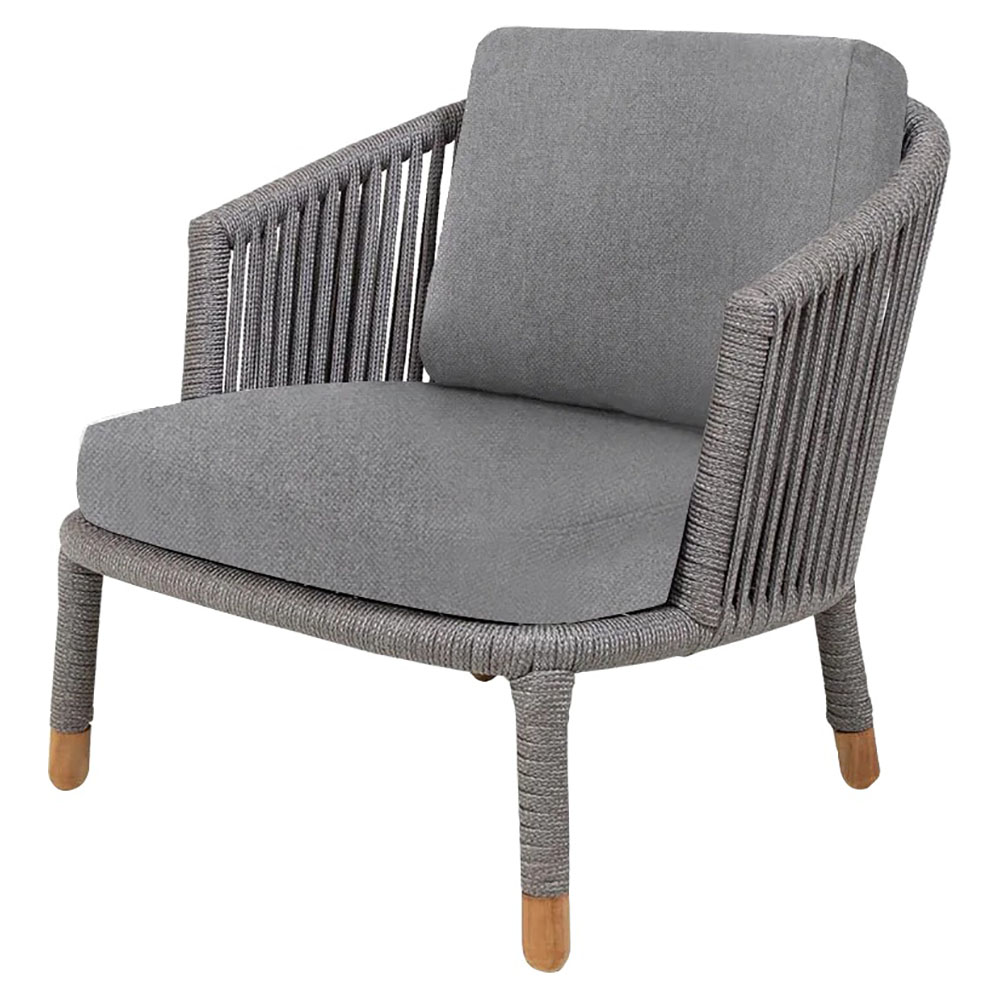 Moments Lounge Chair - Light Gray Ambience Cushions | Rouse Home
