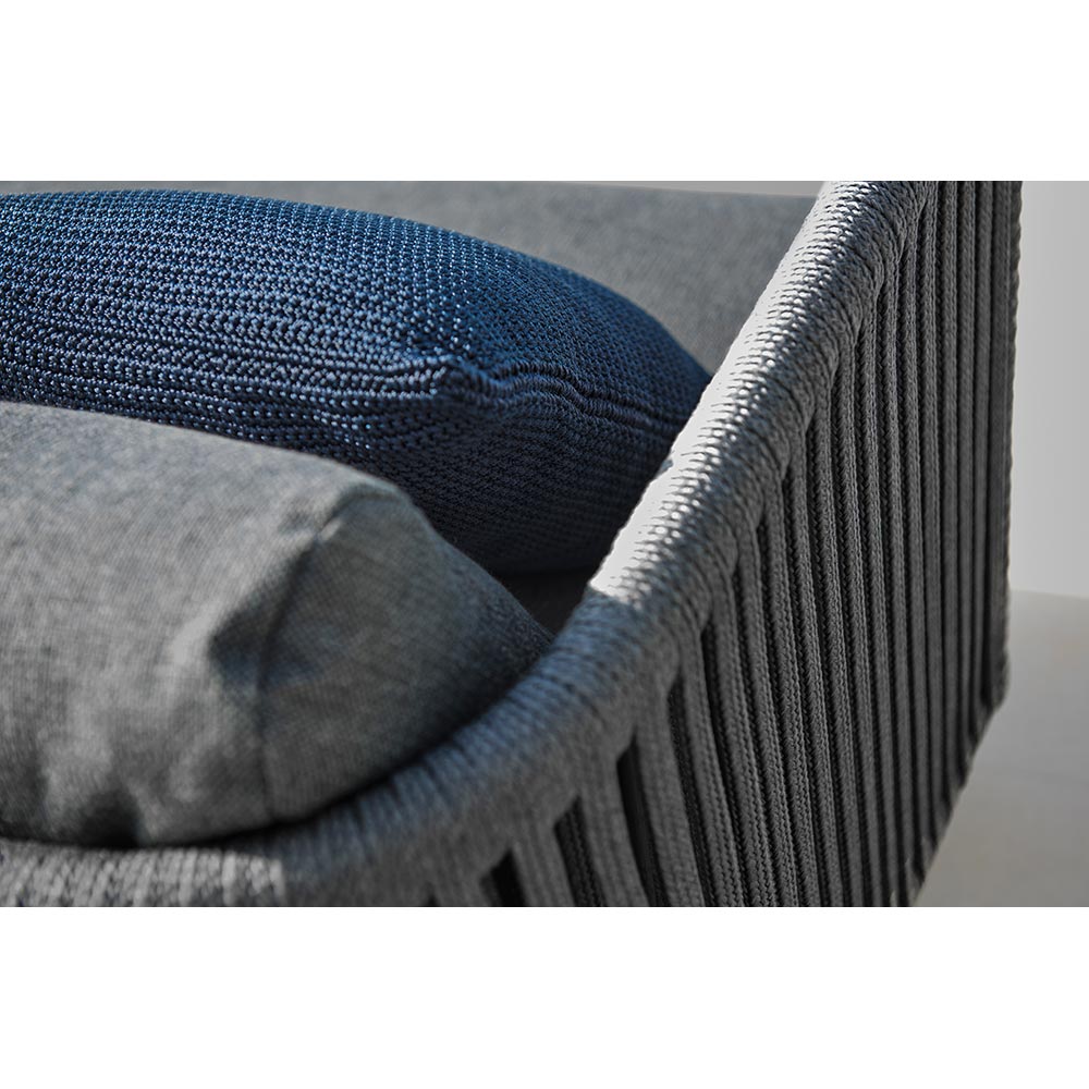 Moments Outdoor 3 Seater Sofa - Gray | Rouse Home