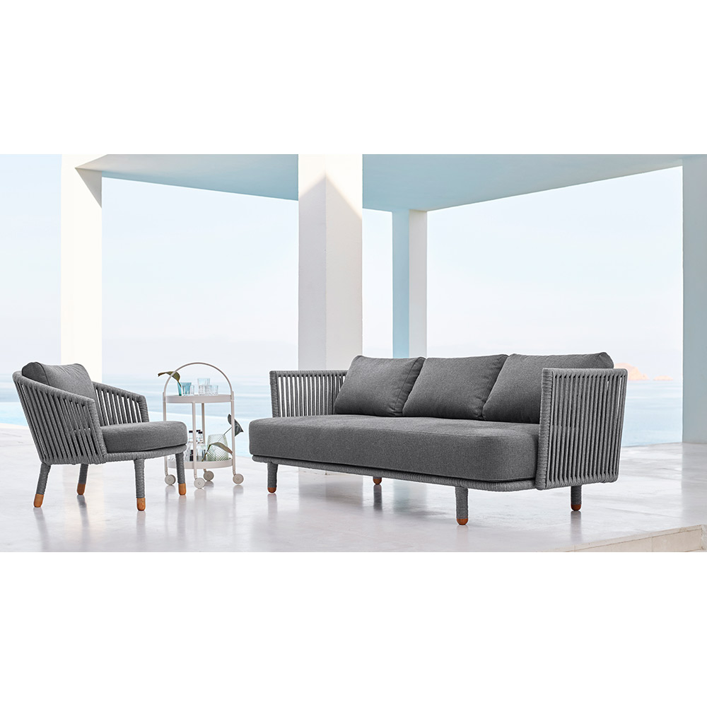 Moments Outdoor Lounge Chair - Gray