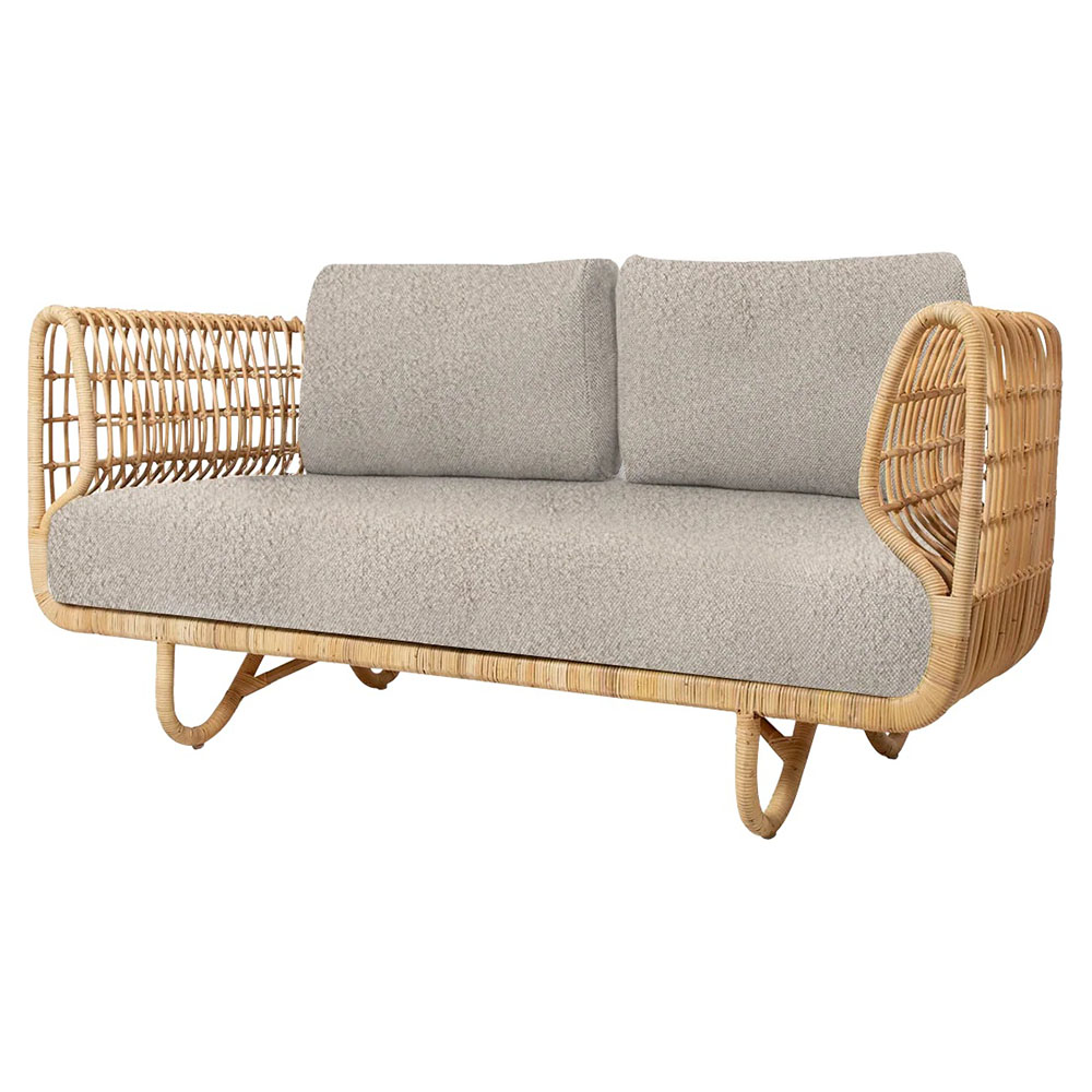 Nest 2 Seater Sofa - Light Brown Scent Cushions | Rouse Home