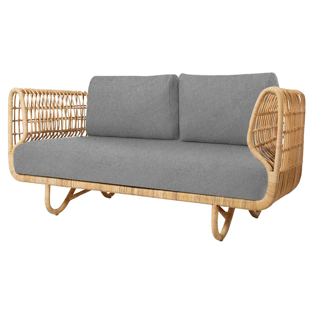 Nest 2 Seater Sofa - Light Gray Ambience Cushions | Rouse Home