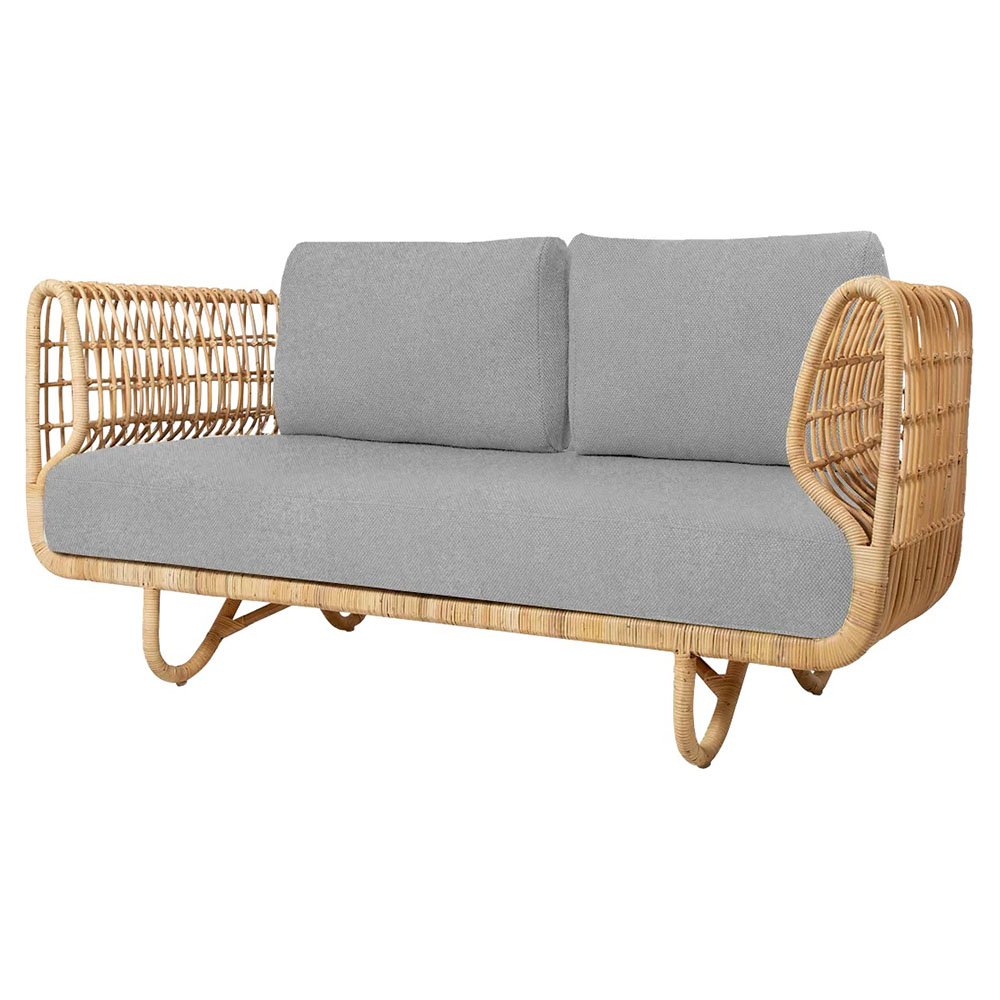 Nest 2 Seater Sofa - Light Gray Zen Cushions | Rouse Home