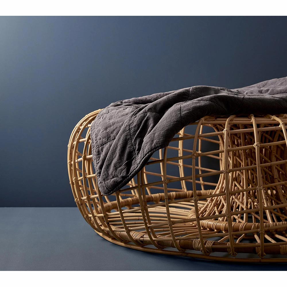 Nest Large Footstool - Natural | Rouse Home
