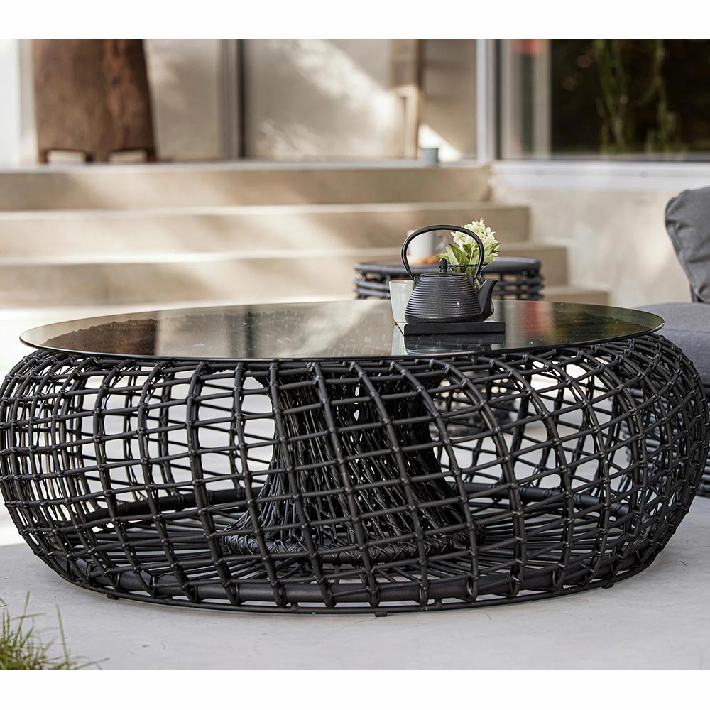 Nest Outdoor Large Coffee Table - Lava Gray