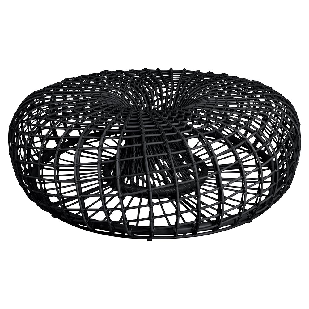 Nest Outdoor Large Footstool - Lava Gray | Rouse Home