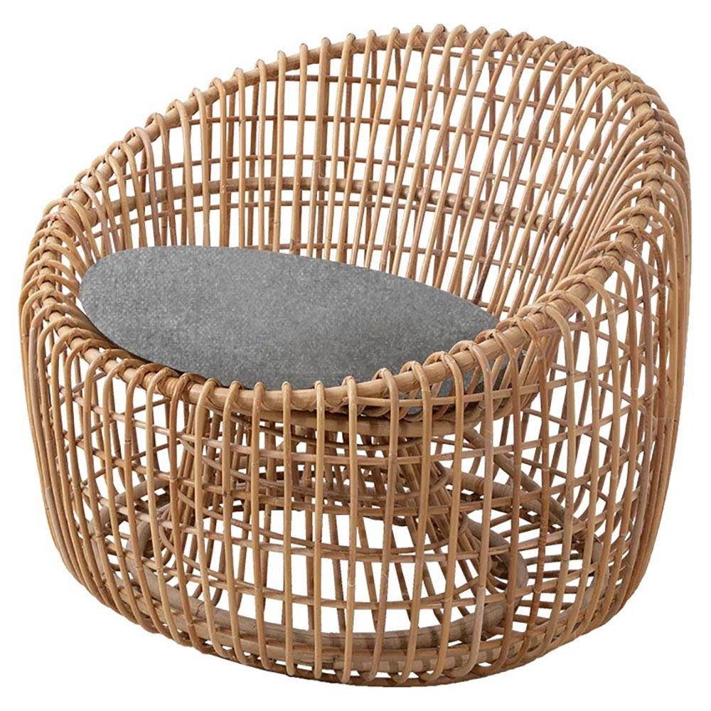 Nest Round Chair - Light Gray Zen Cushions | Rouse Home