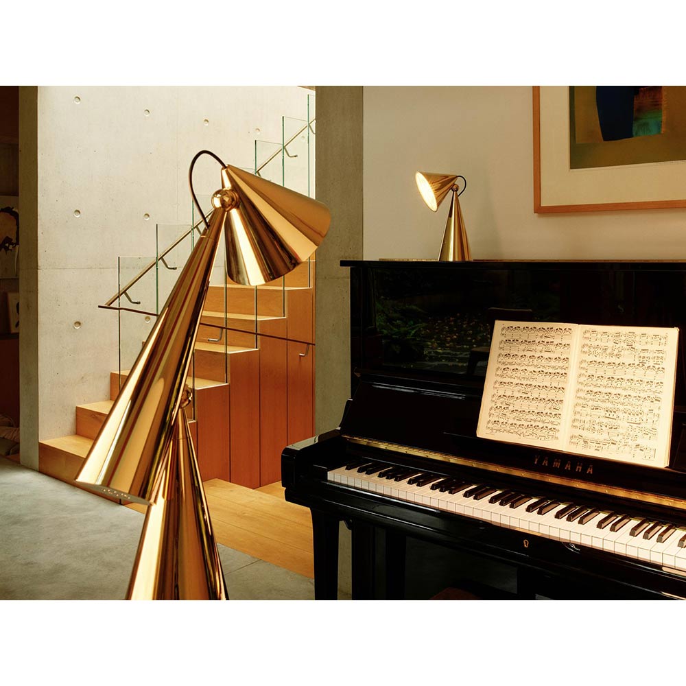 Pose Table Lamp Gold 7 | Rouse Home