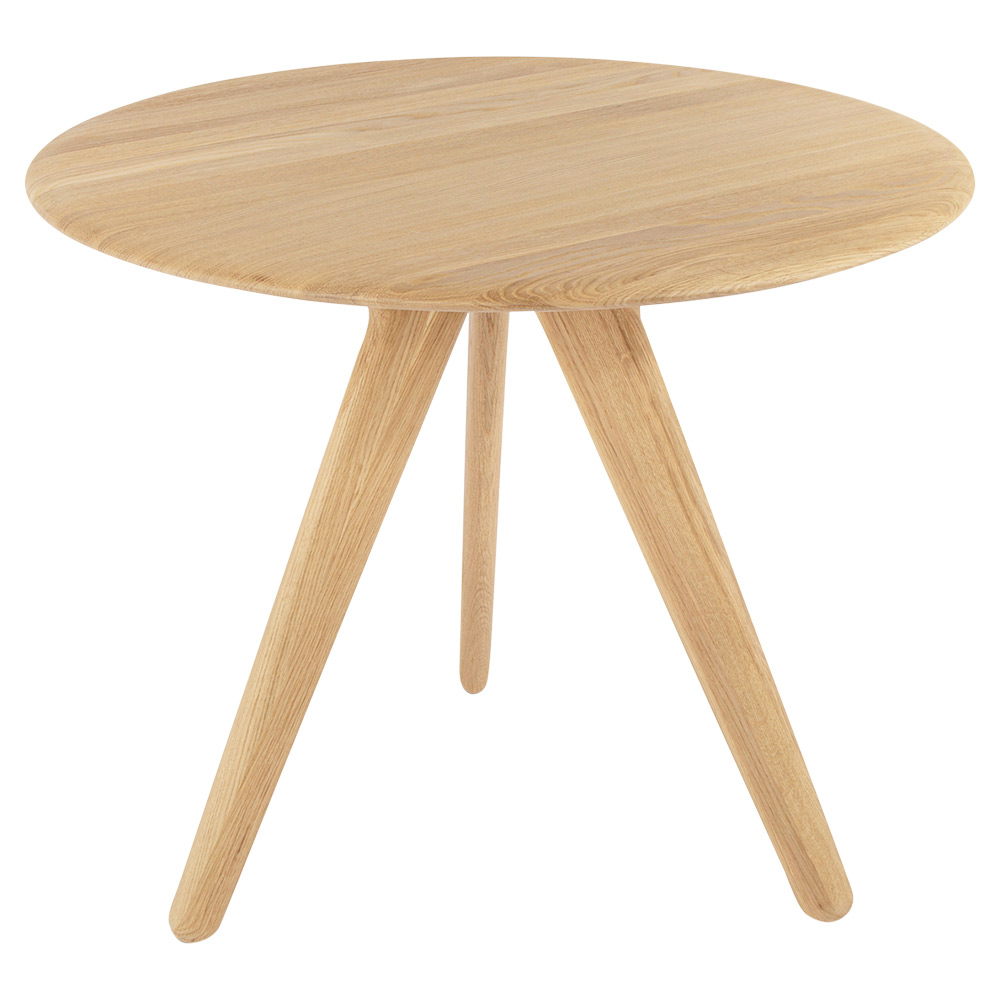 Slab 36" Round Dining Table - Natural Oak
