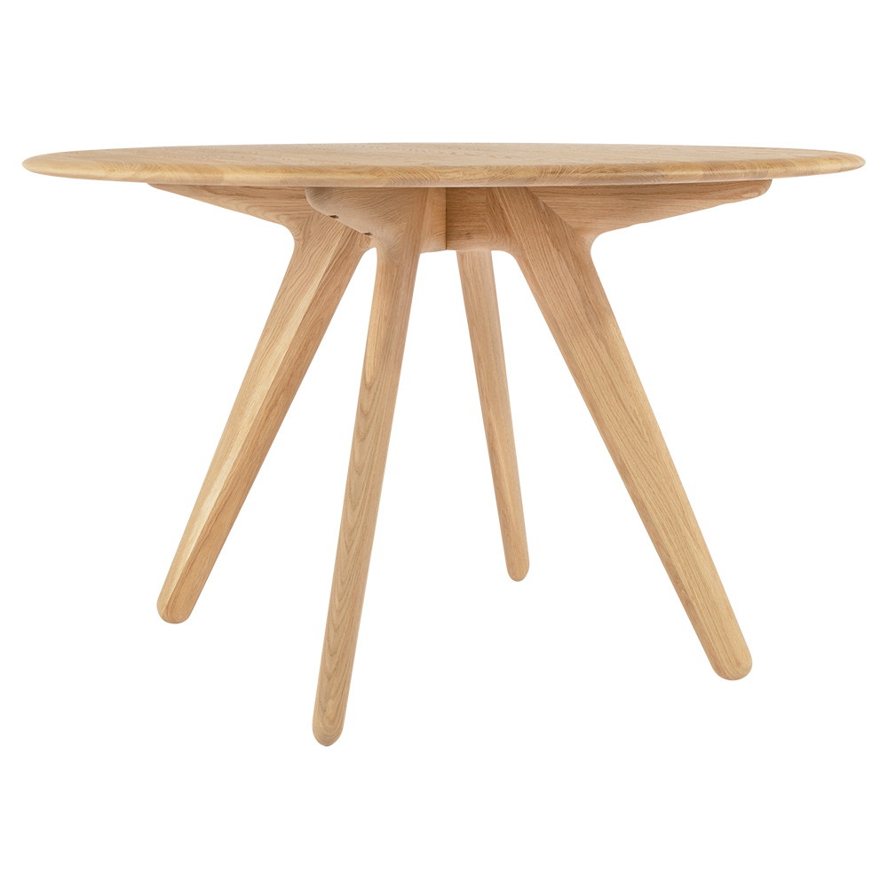 Slab 48" Round Dining Table - Natural Oak