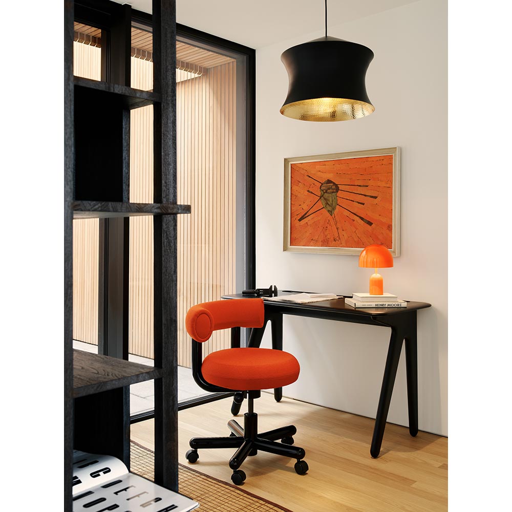 Slab Desk - Black Oak