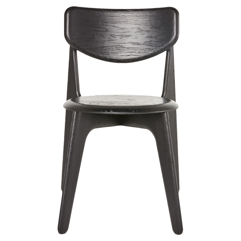 Slab Dining Chair - Black Oak