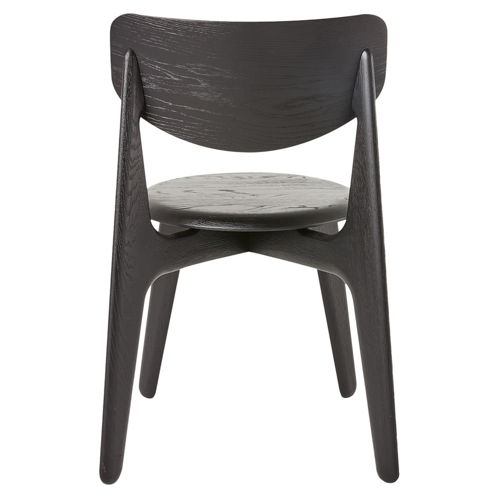 Slab Dining Chair - Black Oak