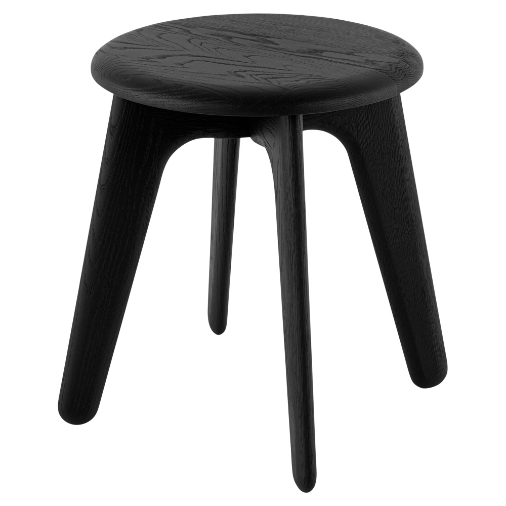 Slab Stool - Black Oak
