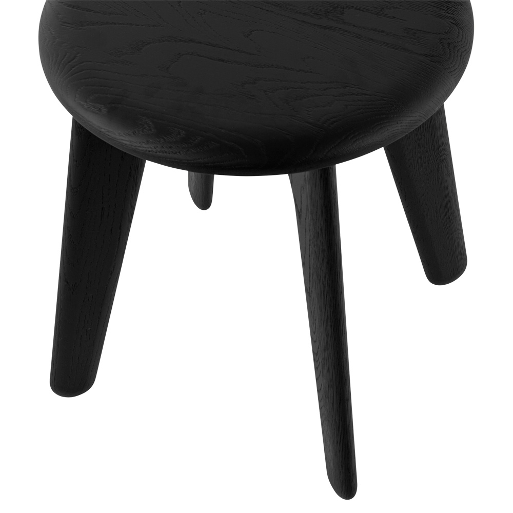 Slab Stool - Black Oak