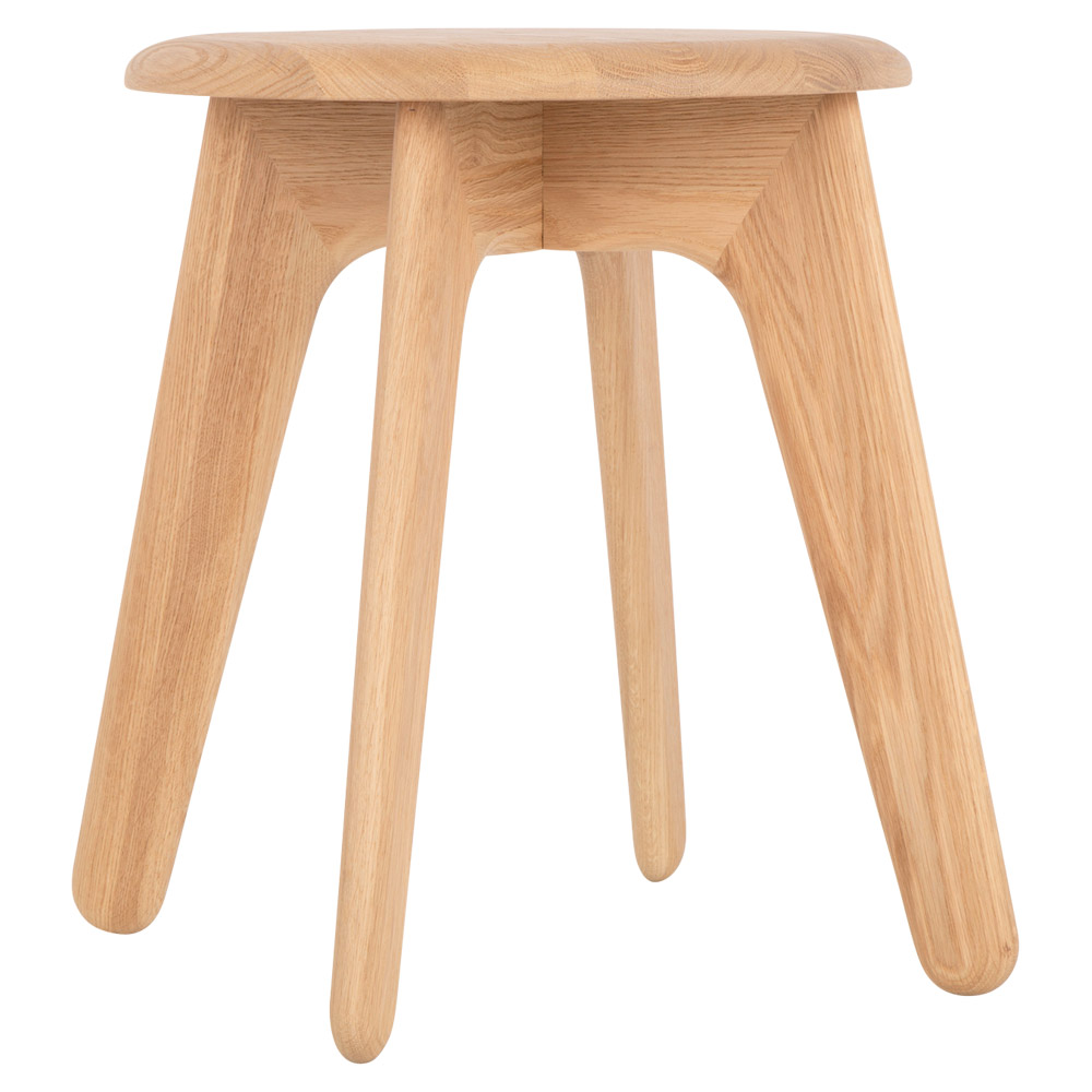 Slab Stool - Natural Oak