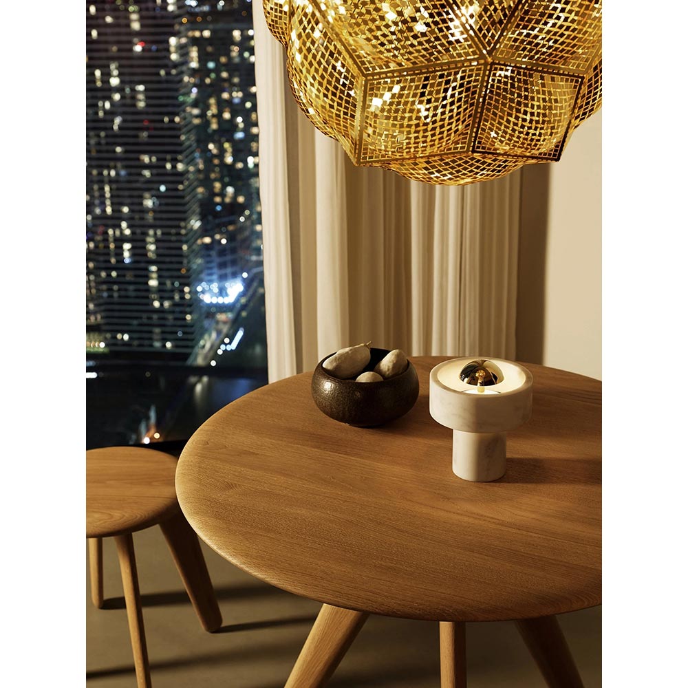 Slab Stool - Natural Oak