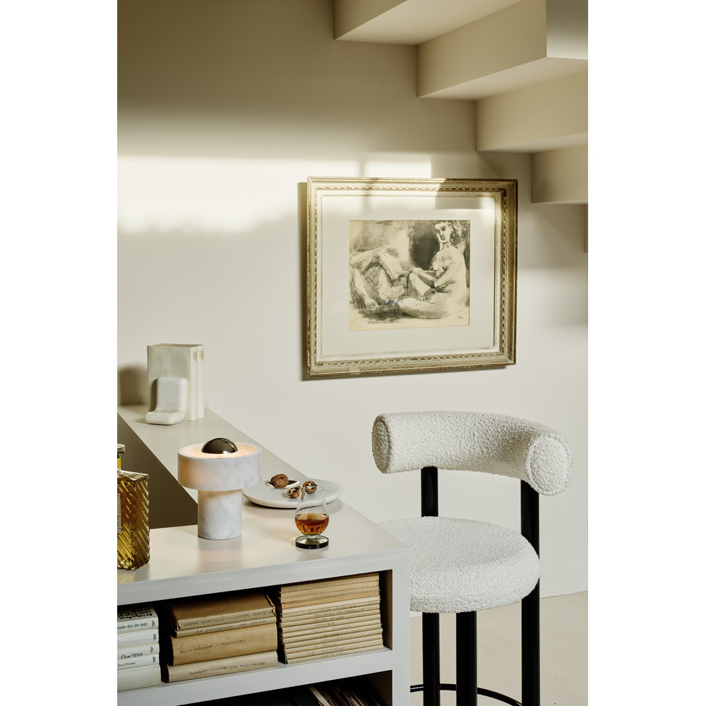 Stone Portable Lamp - Silver