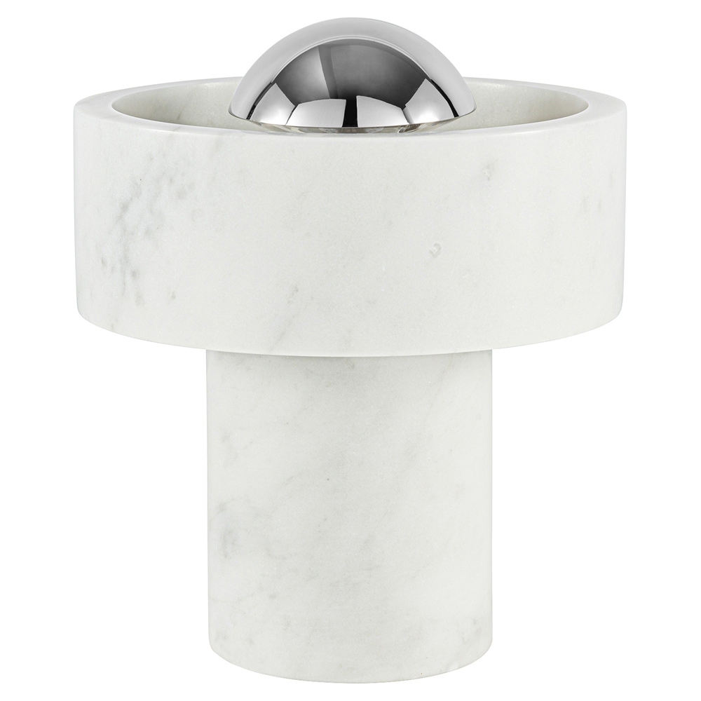Stone Portable Lamp - Silver