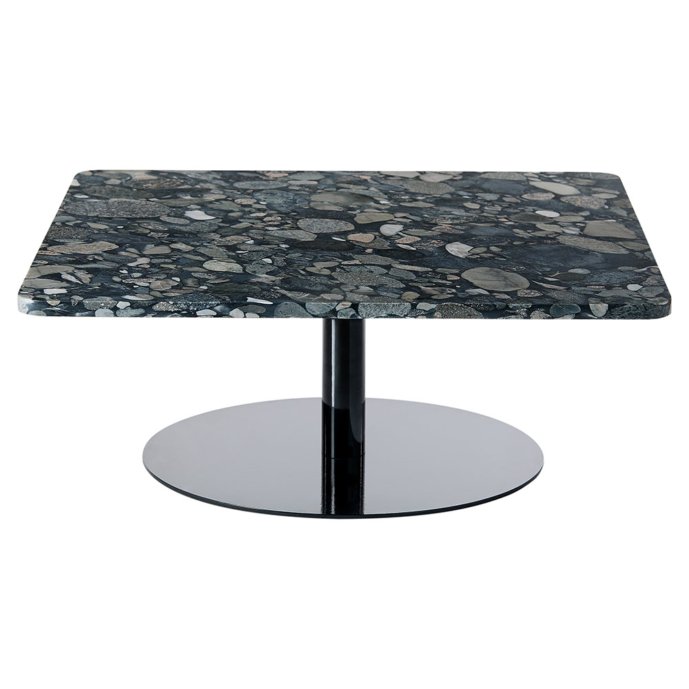 Stone Square Table - Pebble Marble
