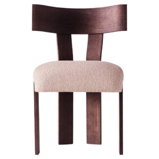 Alba Chair - Boucle, Dark Stained Oak