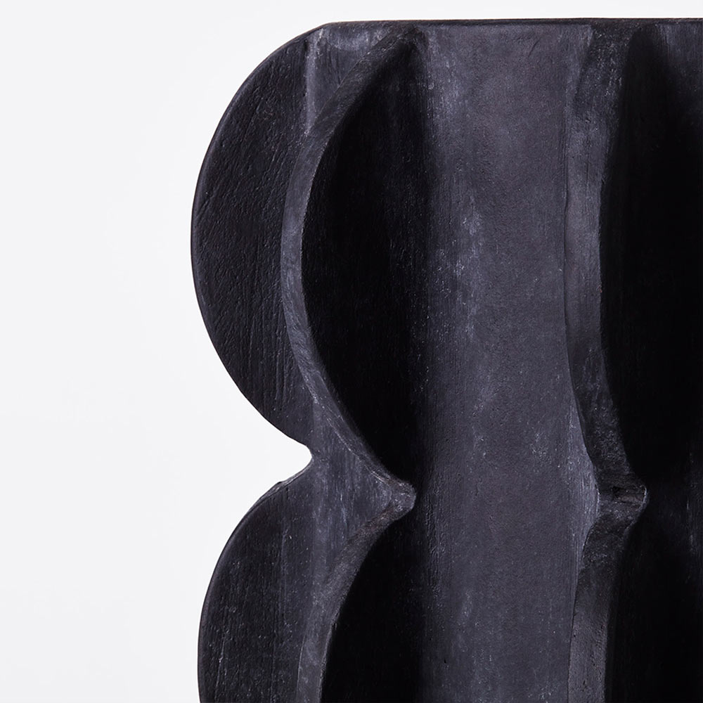 Arcissimo Large Vase - Black | Rouse Home