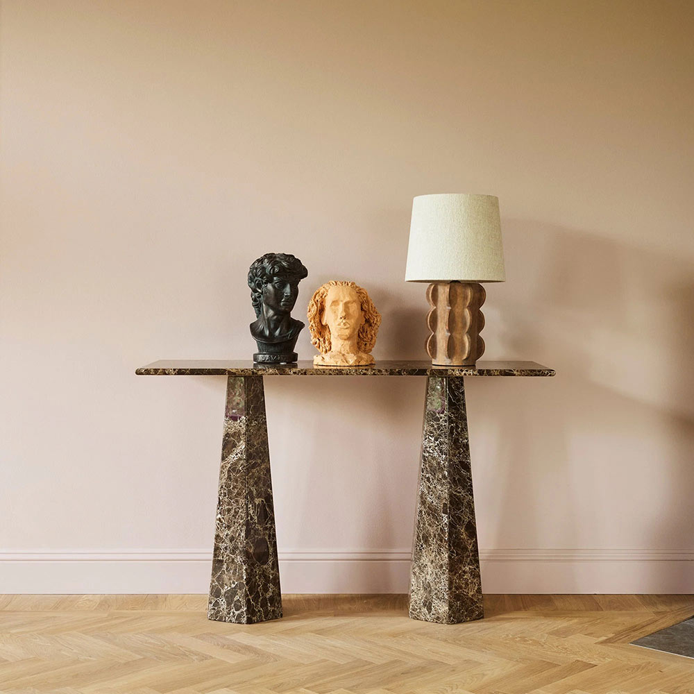 Arcissimo Small Table Lamp - Brown | Rouse Home