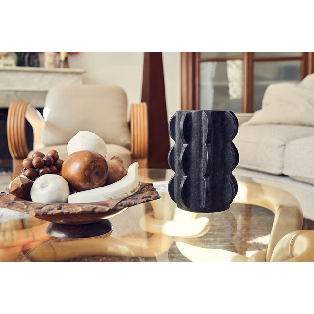 Arcissimo Small Vase - Black | Rouse Home