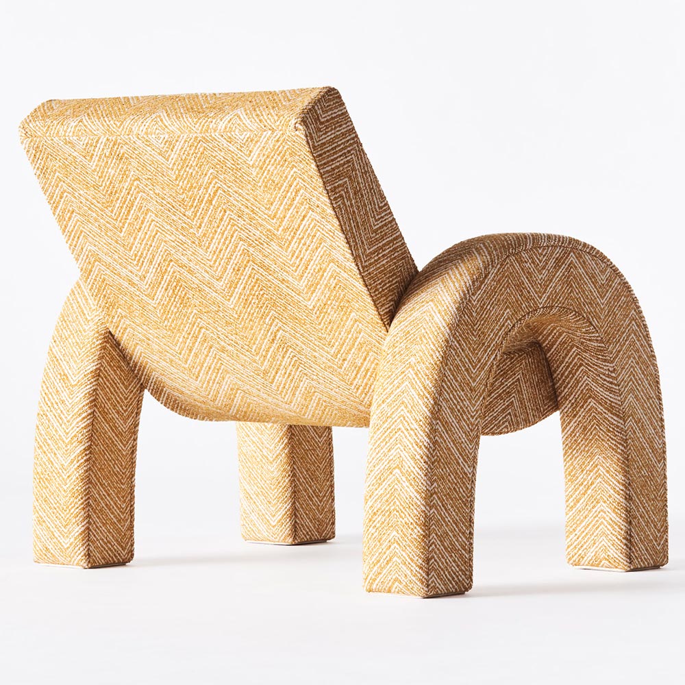 Arco Large Lounge Chair - Ochre Teide | Rouse Home
