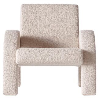 Arco Small Lounge Chair - Beige Boucle