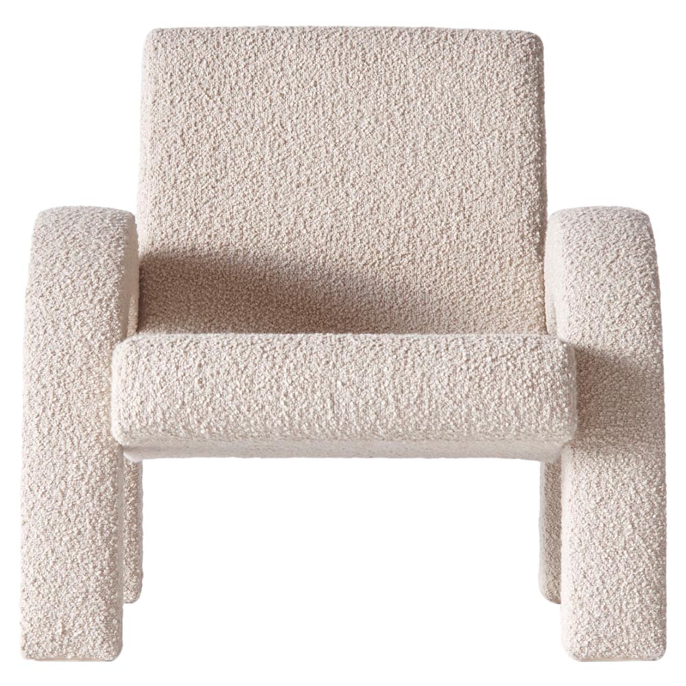 Arco Small Lounge Chair - Beige Boucle | Rouse Home