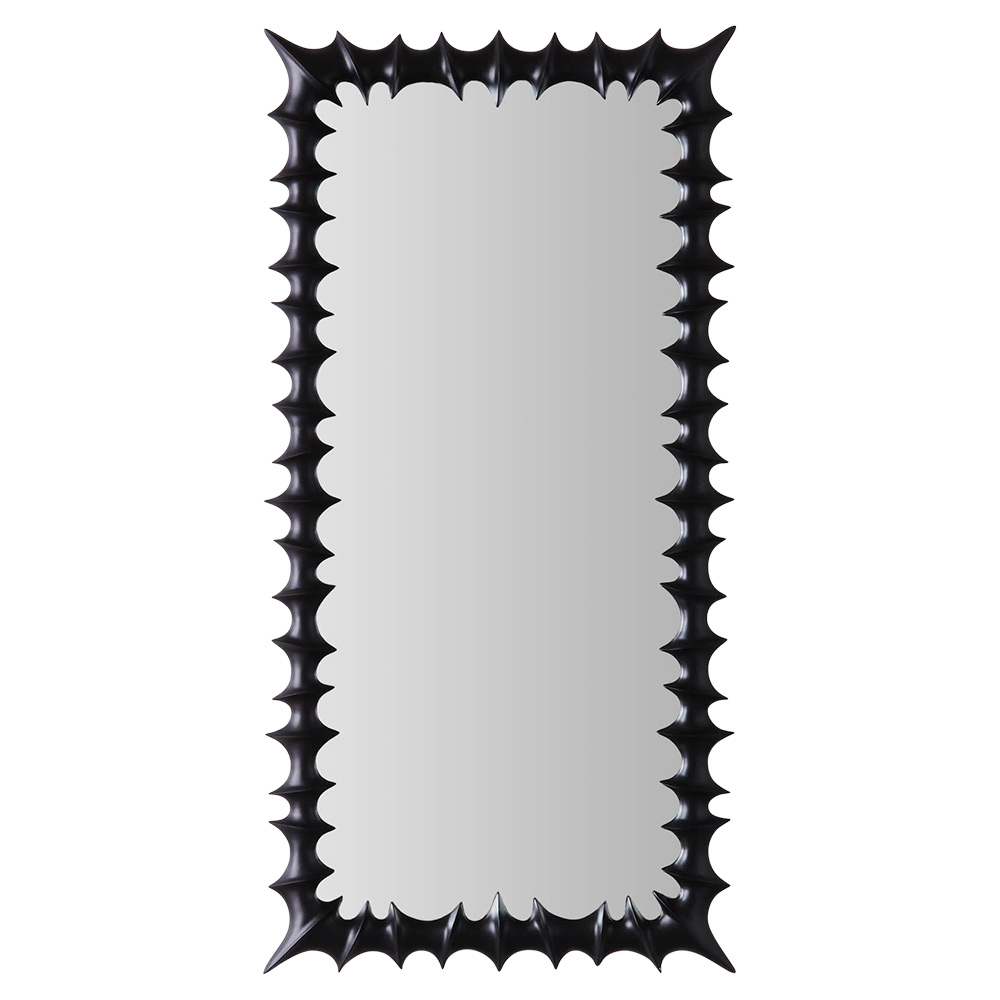 Brutalist Large Mirror - Black
