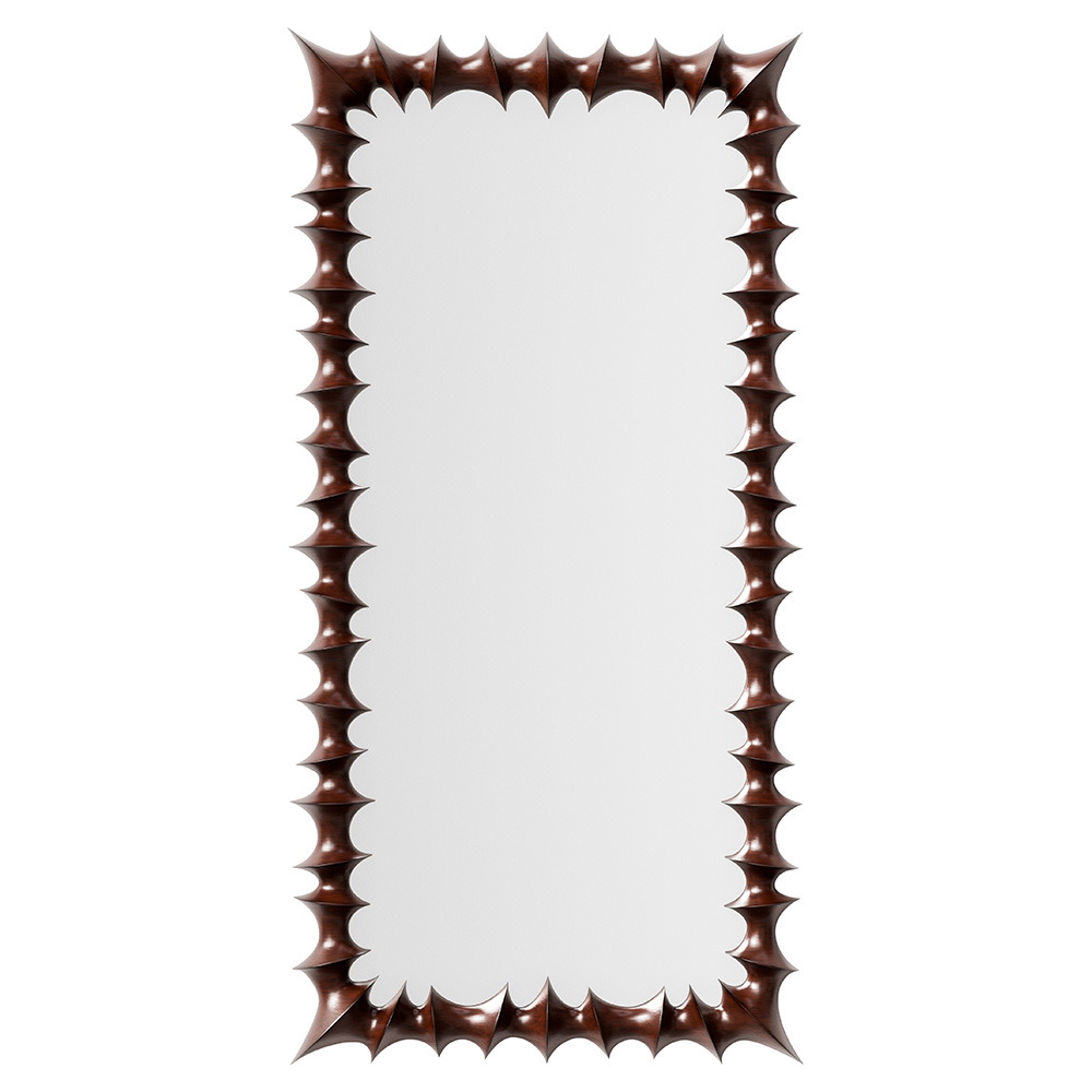 Brutalist Large Mirror - Natural